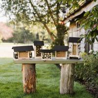 Peckish Woodland Feast Seed And Suet Cake Tower Feeder